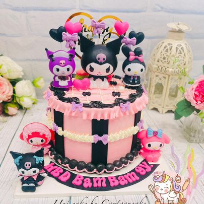 Love Cartoon Cake Image